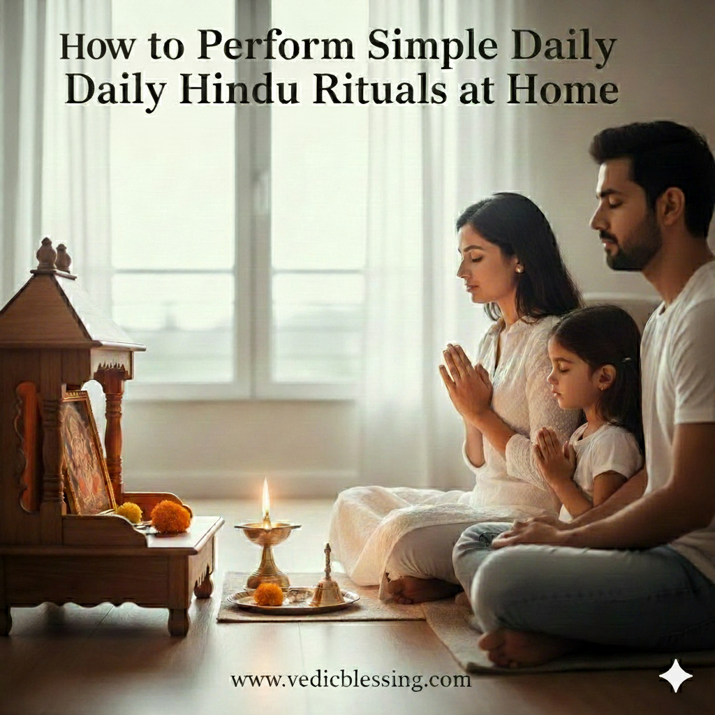 How to Perform Simple Daily Hindu Rituals at Home – A Beginner’s Guide
