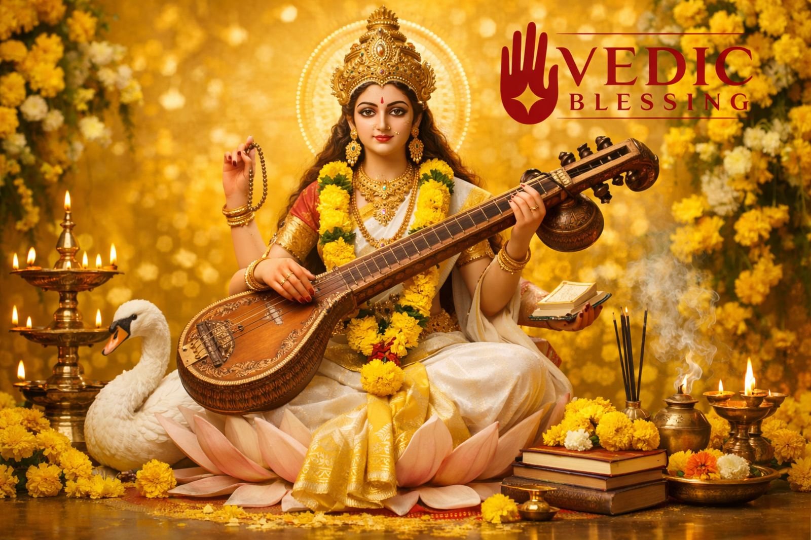 Vasantha Panchami – The Sacred Festival of Goddess Saraswati